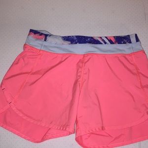 Pink Girls Ivivva Relay Racer Shorts